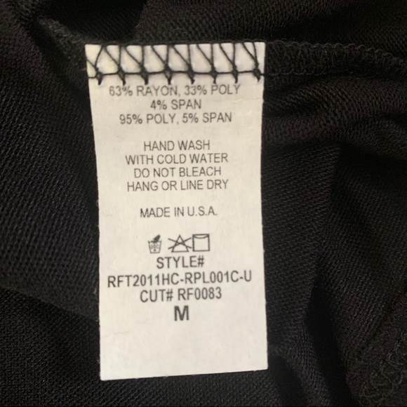 Black and white Soft Buffalo Check Long Sleeve Top - Picture 4 of 4